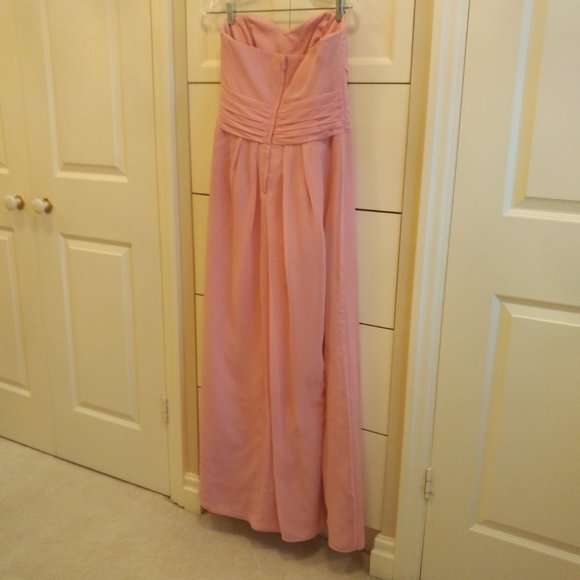 David's Bridal Strapless Bridesmaid Dress - Picture 2 of 2